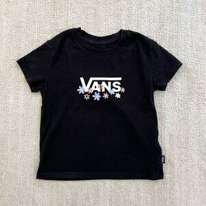 Vans Toddler Girls Floral Short Sleeve Tee Shirt Tshirt Clothing 3T